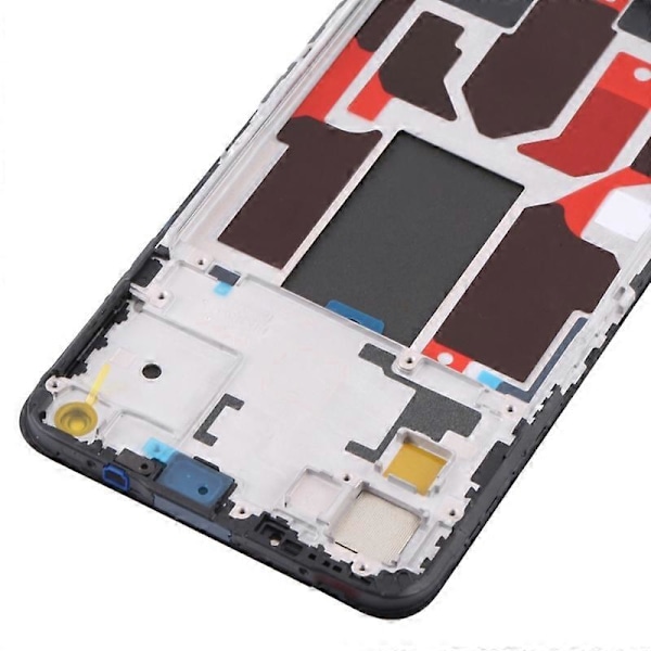 För Oppo Reno5 5G/Find X3 Lite Grad C LCD-skärm och Digitizer-enhet + Ramdel