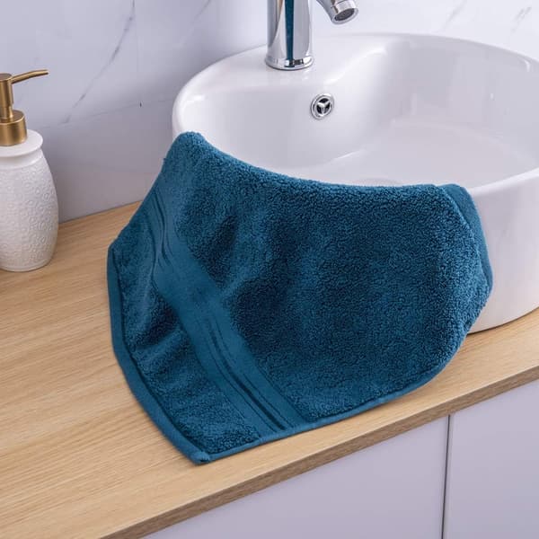 Ylelliset pyyhesarjat 3 kpl, 100 % puuvillaa - Indigo