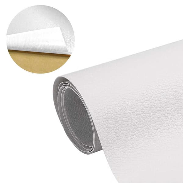 Selvklebende Lær Fix Dekor Hvit 50*137cm hvit white