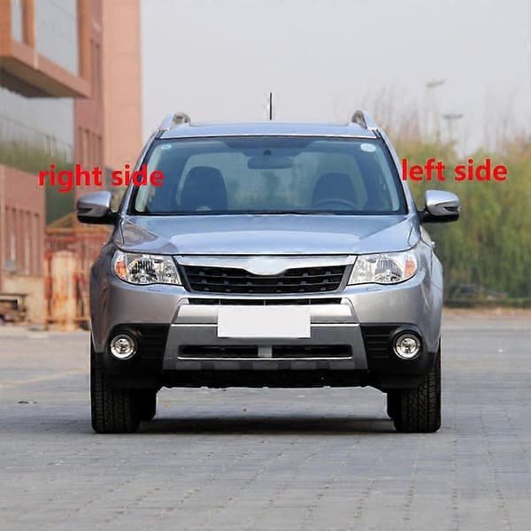 For Subaru Forester SH 2010 2011 2012 Vinge Dør Sidespeil Nedre Kappe Lokk Utvendig Bakspeildeksel Blinklys Lampe 1 PC Left cap silver