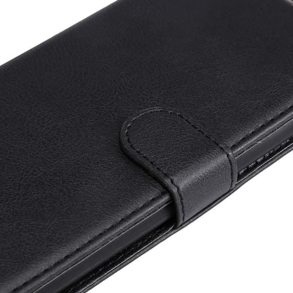Kompatibel med Samsung Kompatibel med Galaxy A55 5G Etui Solid Læder Sort 77