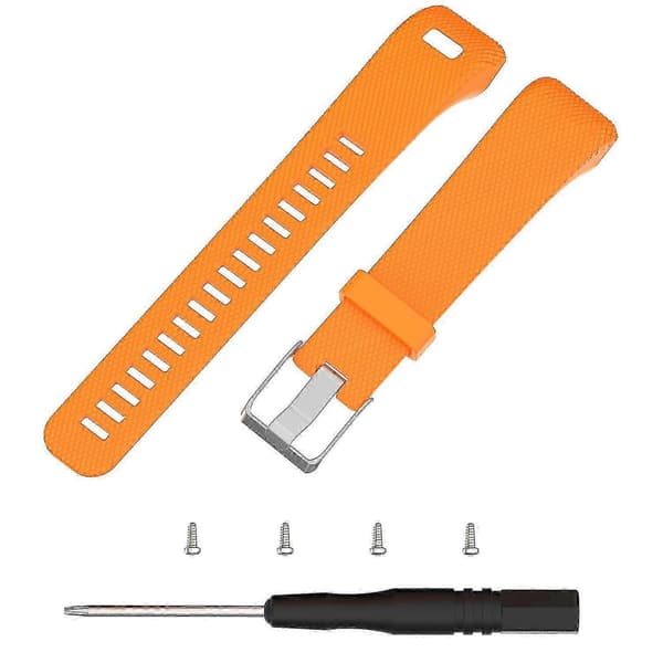 Udskiftningsrem til Garmin Approach X10 blødt materiale Orange Other Phone Models
