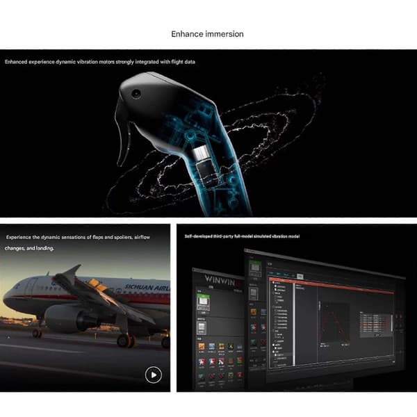 WINWING URSA MINOR Airline Joystick R Flysimulator til X-Plane MSFS2020 P3D
