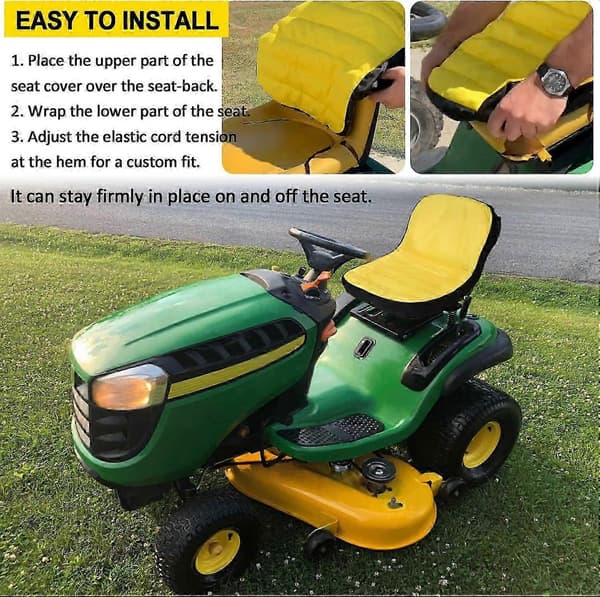 Vadderat sätesöverdrag LP92334 för åkgräsklippare för John Deere gräsklippare och traktor