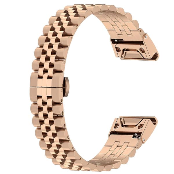 Til Garmin Fenix 7S Urremme Multicolor Rose Gold