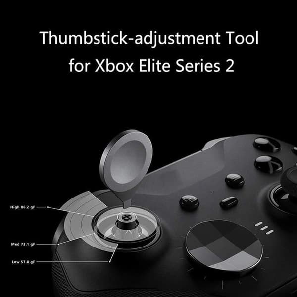 16-dele Xbox One Elite controller tilbehørssæt: 2 knapper, aftrækker, paddles, greb, joystick, retningsknap, aluminiumslegering.