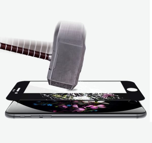 Skärmskydd 10-PACK iPhone 6/6S 2.5D Ram 9H HD-Clear ProGuard Svart