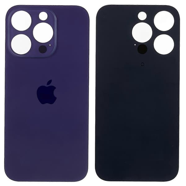 Type C Batterideksel for iPhone 14 Pro Reparasjonsdel (Stort Hull) Multicolor Style B
