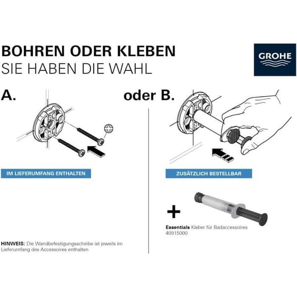 Krom flydende sæbedispenser etiket