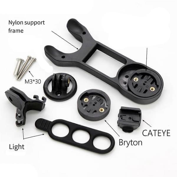 Til H11 H36 Integreret Cykelstyr Computerholder Støtte Black