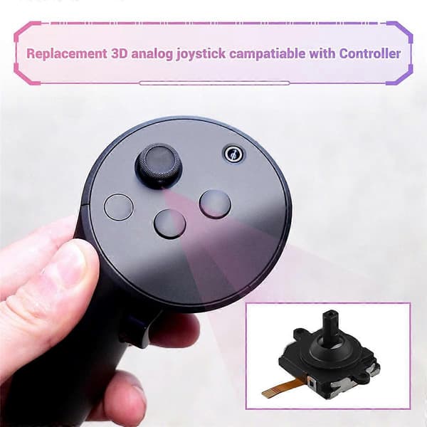 3D analoge joysticks til Meta Quest3 VR Controller Thumbstick 3D analog joystick til Quest3 6PCS