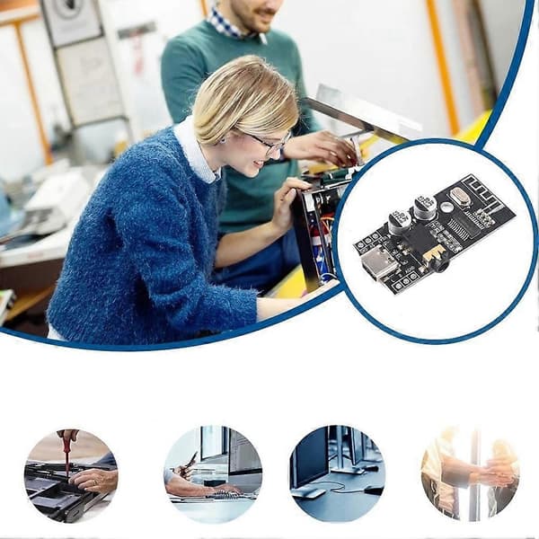 5 STK -M28 Trådløs Bluetooth Audio Receiver Board Modul HIFI DIY Forsterkerkort Bluetooth 4.2 HIF