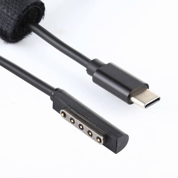 USB-C / Type-C virtalähde PD 65W pikalatauskaapeli Microsoft Surface Pro 2:lle, kaapelin pituus: 1,5 m Not Specified