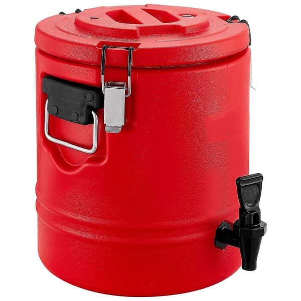 Isoleret drikkevaredispenser, 3 gal/11,4L termisk varm og kold drikkevaredispenser med hane