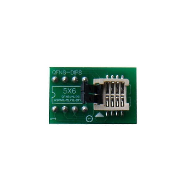 QFN8/WSON8/MLF8/MLP8/DFN8 TIL DIP8 Programmer, 6X5mm IC Chips Socket