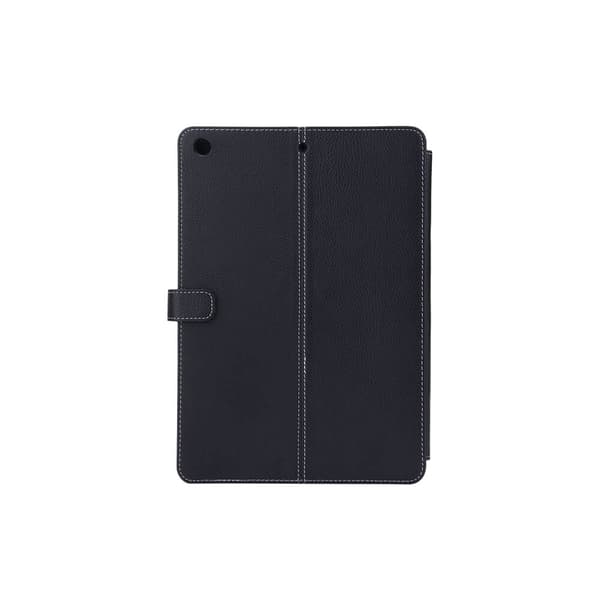 ONSALA iPad 10.2 2019/2020/2021 Etui Ægte Læder Sort 420