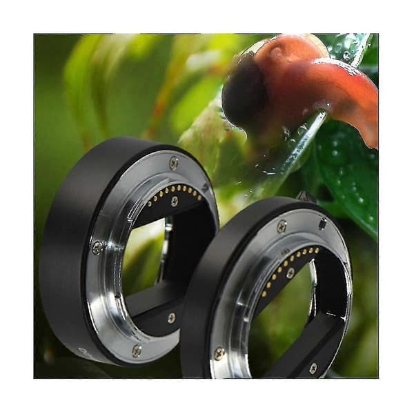 Auto Focus Makro Forlængerrør Ring 10mm 16mm Til E-mount A6300 A6500 A6000 A7 A7ii A7iii Objektiv -up