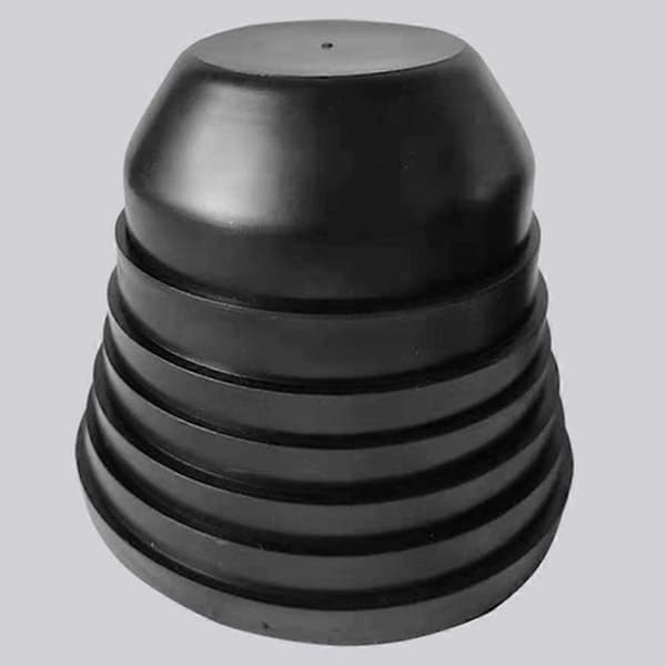 1 par LED-frontlys gummipakningsdeksel LED-frontlys universelt vanntett frontlysdeksel Black