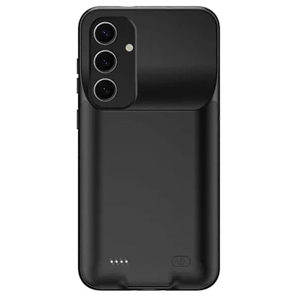 For Samsung Galaxy S24 10000mAh External Battery TPU+ABS Charging Case with LED Indicators