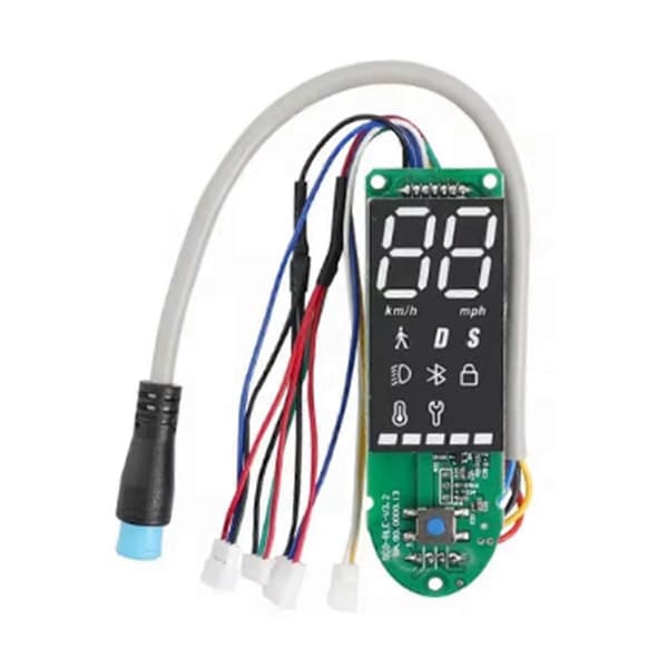 Elektrisk sparkesykkel-dashbord for Germany Pro 2 for Pro 2 kretskortmontering Dashborddisplay Black