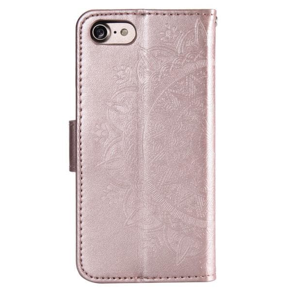 iPhone 7/8/SE (2020/2022) - Mandala Wallet Case - Rosaguld