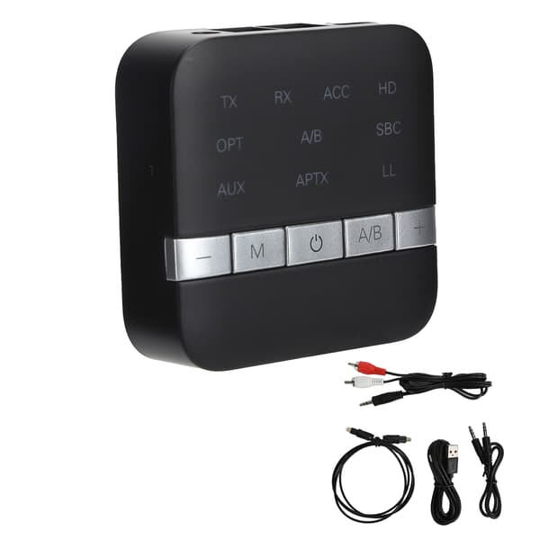 2-i-1 Bluetooth 5.0-adapter sender mottaker trådløs Bluetooth lydadapter for datamaskin