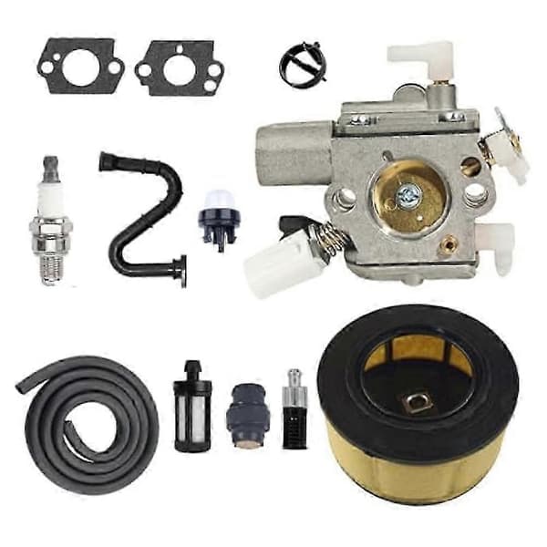 Forgasserjusteringssett for Stihl MS231 MS231C MS231Z MS251 MS251C MS251CBE MS251C-BEQ MS251Z Motorsag As Shown