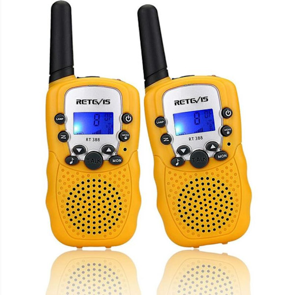 Walkie Talkie för barn, två stycken, endast för barn och barn i åldern 3 till 12 år