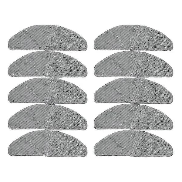 Rengøringsbare mikrofiber moppeklude dele kompatible med Midea S8+ M7 Pro