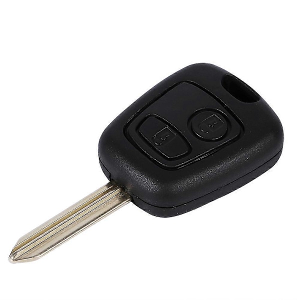 2 Knapper Fjernkontroll Uskåret Blankt Blad Nøkkel Fob Skall Etui For Citroen Saxo Xsara Picasso Berlingo