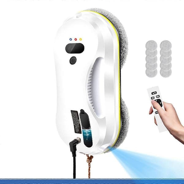 Automatic Household Window Cleaning Robot with Remote Control, Electric Window Wiper