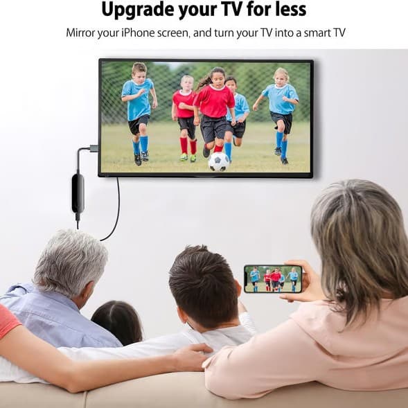 2026 Wireless HDMI Transmitter and Receiver - iShare iOS Wireless HDMI Display Adapter