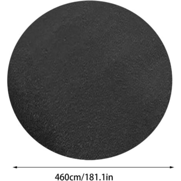 Poolbundsmåtte, Poolmåtte til swimmingpool over jorden, Rund poolmåtte mod ridser og punkteringer, Diameter ca. 4,6 m.