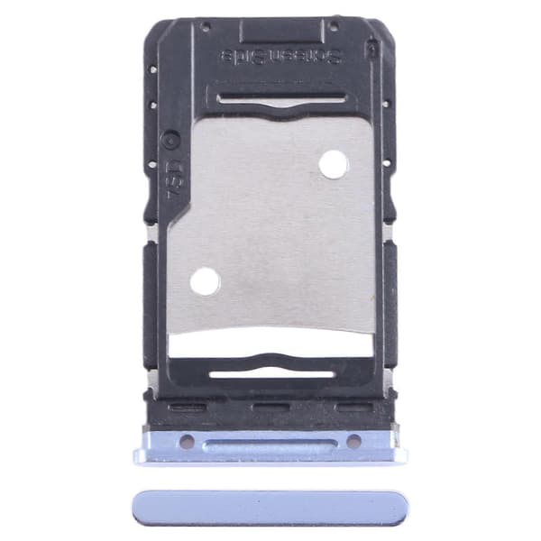 (Ny) För Infinix Zero X Pro X6810 SIM-kortsfack + Micro SD-kortsfack Blue