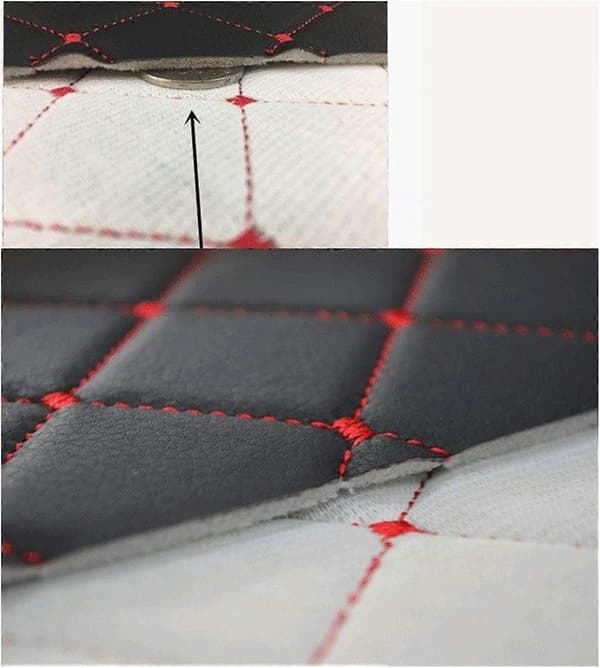 Faux Leather Møbelstoff, Premium Robust Møbelmateriale, 1,43m x 1m, Selges per Meter for Søm