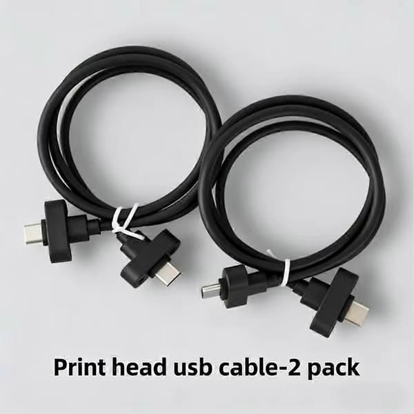 2 stk skrivehode USB-kabel for SNAPMAKER U1 3D-skriver tilbehør Black