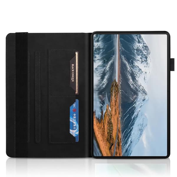 Etui til Honor Pad X8a 11 - RASENA - Kunstlæder - Sort - Multifunktionel - Blyantholder