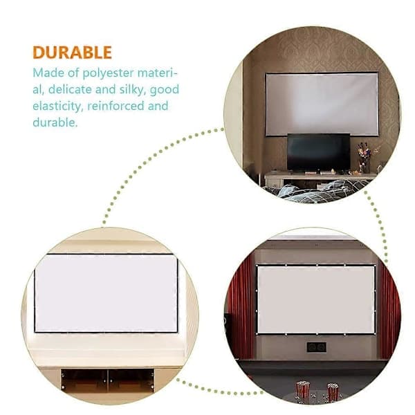 Projector Screen 100 inch Foldable 16:9 Projector Screen Home Theater Projector Screen
