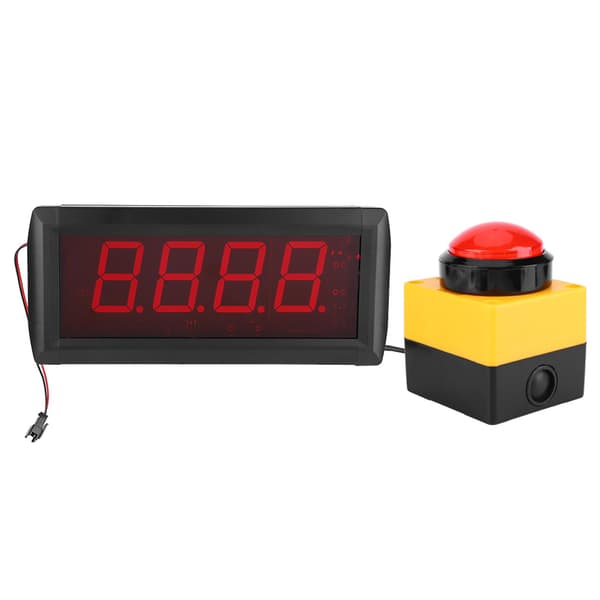 Populært spiludfordring 10 sekunders nedtællingstimer LED digitalt display stik 100-240VAC