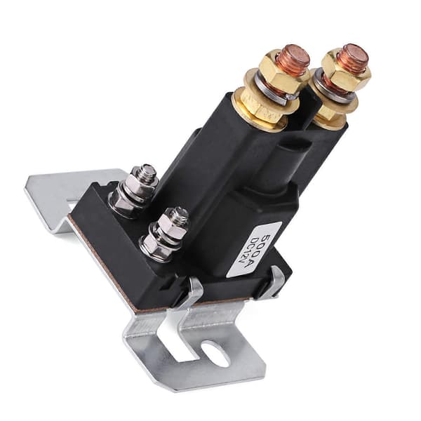 500a DC 12V Høj Strøm Solenoide Auto Starter Relæ, Høj Strøm Starter Relæ, 4 Ben SPST Start Kontaktor Dobbelt Batteri Isolator