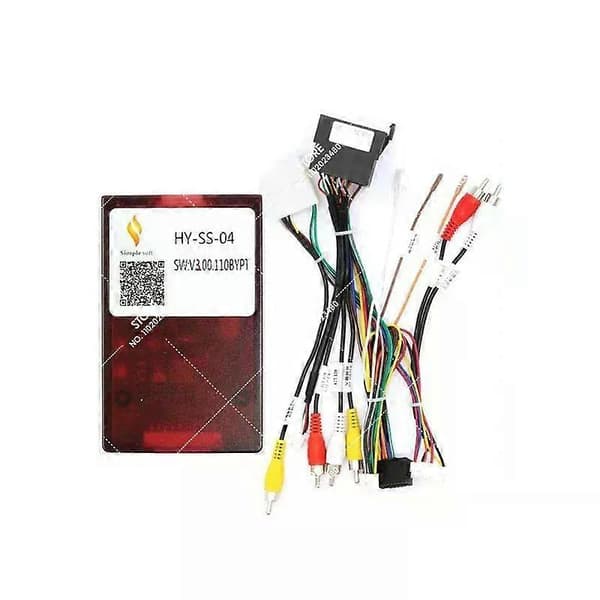 För Hyundai Tucson 2 LM IX35 2009 - 2015 Android Bilradio Canbus Box Decoder Kabelhärva Adapter Strömkabel HY-SS-04 XP-XB-436 HY-SS-04