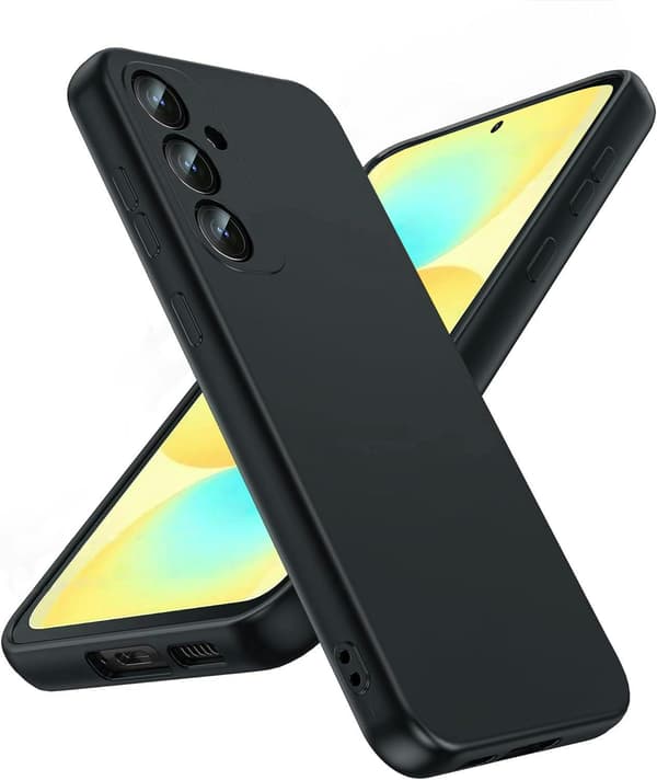 Kompatibel med Samsung A16 Mat Sort Cover