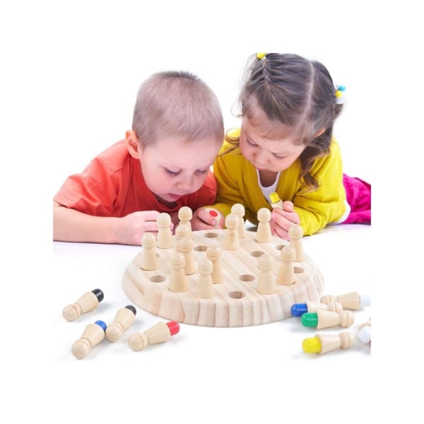 Barn trä tidig utbildning minne koncentration schack träning pedagogisk leksak