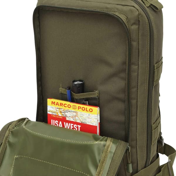 Tactical Backpack, Ranger Green, 45L Capacity 23000