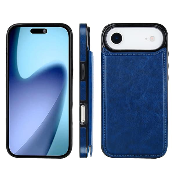 NKOBEE Wallet Case Compatible with iPhone 17 Air Brun