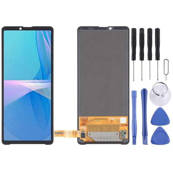 KOMPATIBEL OLED LCD-skærm til Sony Xperia 10 III med Digitizer Fuld Montering Not Specified