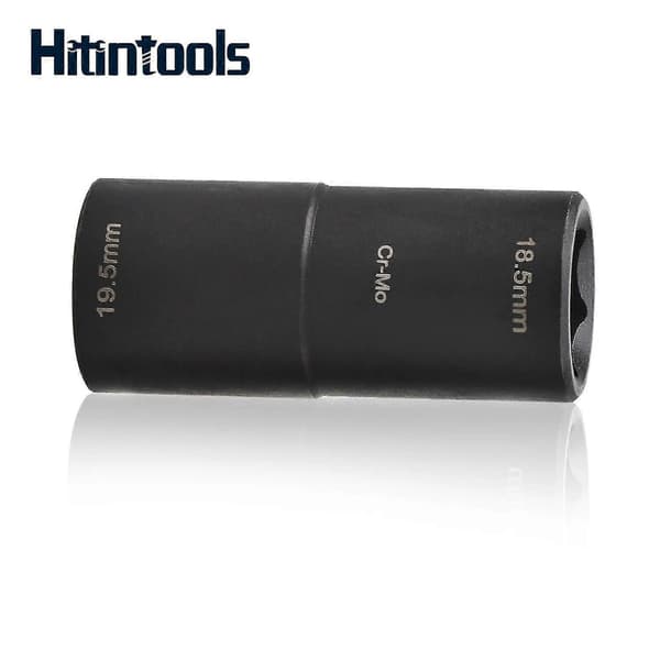 1/2\" Dobbel Ended Dyp Slagpipe 18.5mm 19.5mm Hjulbolt Mutterfjerner No.43175
