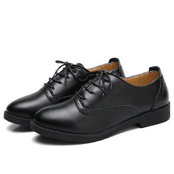 Brogue-kengät naisille, Oxford-kengät black 35