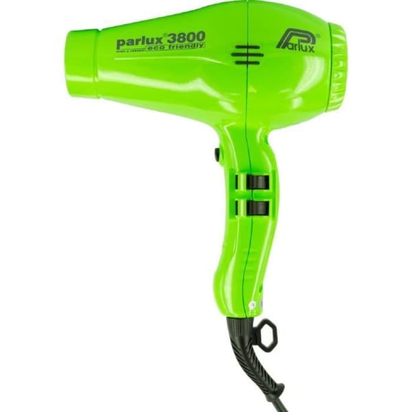 PARLUX Hårføner - 3800 Ionic Eco Friendly - Luftstrøm 75 m³/t - 2100 W - Grønn