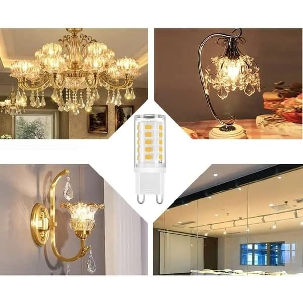 G9 LED pærer 5W – Varm hvid – 10-pak